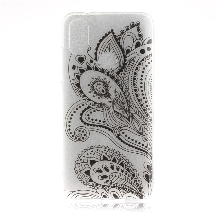 Pattern Printing IMD TPU Protective Case for Xiaomi Mi A2 / Mi 6X - Paisley Flower-2