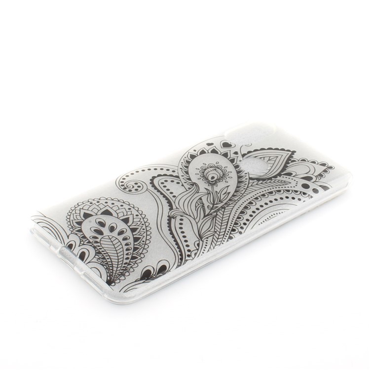 Pattern Printing IMD TPU Protective Case for Xiaomi Mi A2 / Mi 6X - Paisley Flower-3