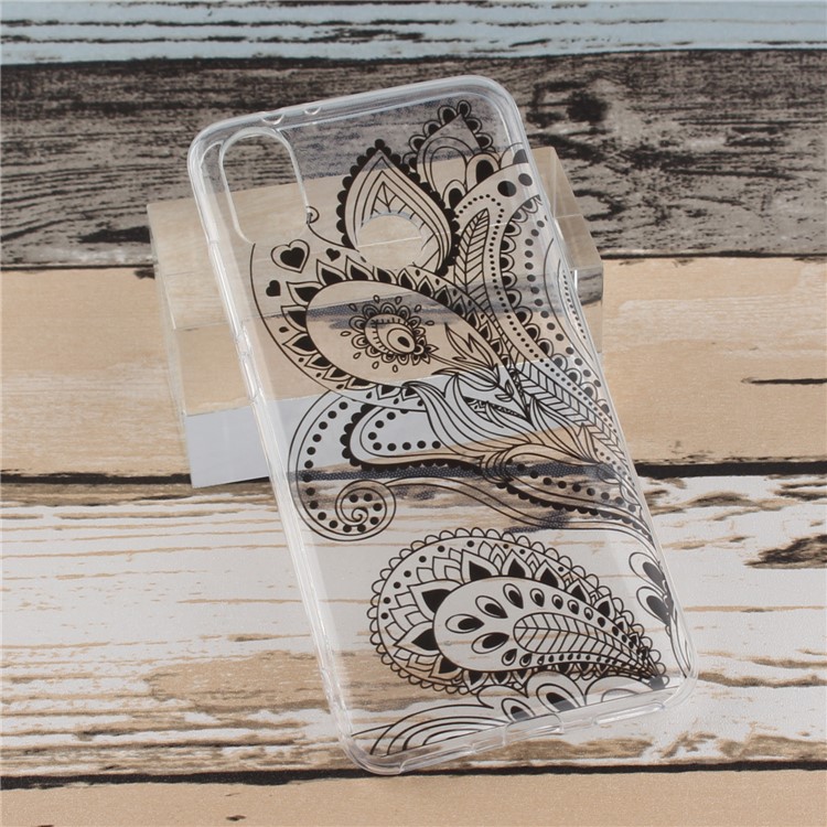 Pattern Printing IMD TPU Protective Case for Xiaomi Mi A2 / Mi 6X - Paisley Flower-7
