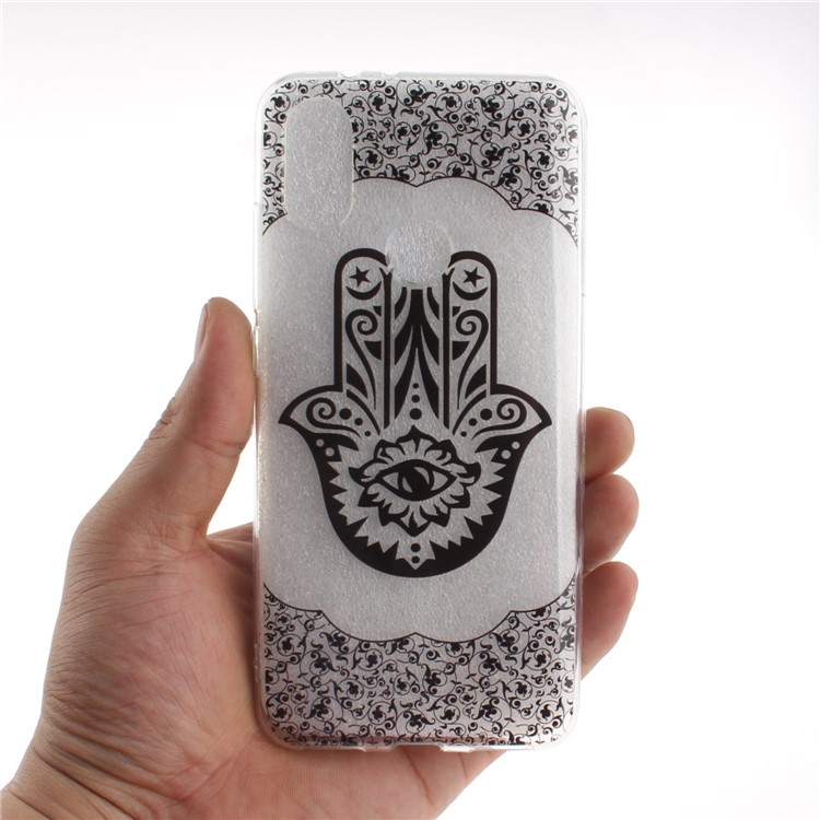 Pattern Printing IMD Soft TPU Case for Xiaomi Mi A2 / Mi 6X - Hamsa Hand of Fatima-5