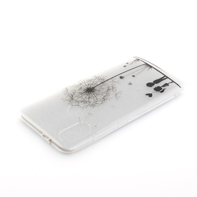 Pattern Printing IMD TPU Cover Shell for Xiaomi Mi A2 / Mi 6X - Dandelion and Lovers-4