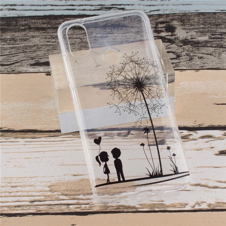 Pattern Printing IMD TPU Cover Shell for Xiaomi Mi A2 / Mi 6X - Dandelion and Lovers-7