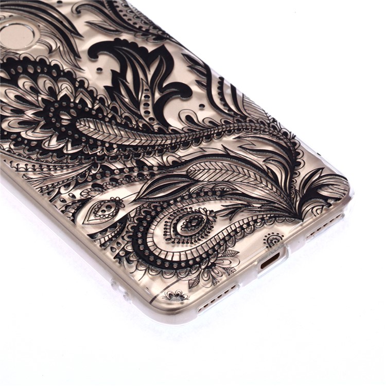 Pattern Printing Embossed 3D Diamond Surface TPU Shell for Xiaomi Redmi Note 5A Prime / Redmi Y1 - Paisley Pattern-4