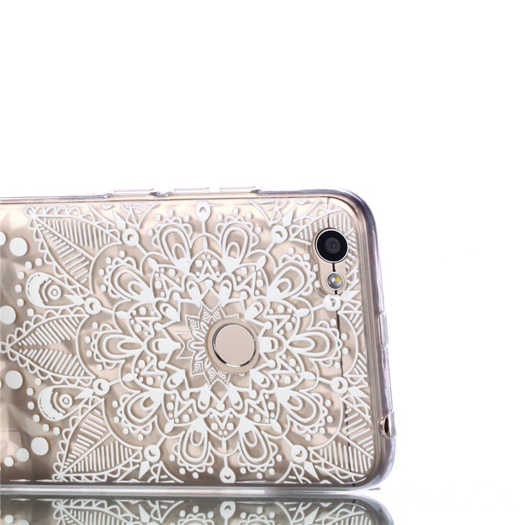 Pattern Printing Embossed 3D Diamond Surface TPU Phone Case for Xiaomi Redmi Note 5A Prime / Redmi Y1 - Mandala Flower-5