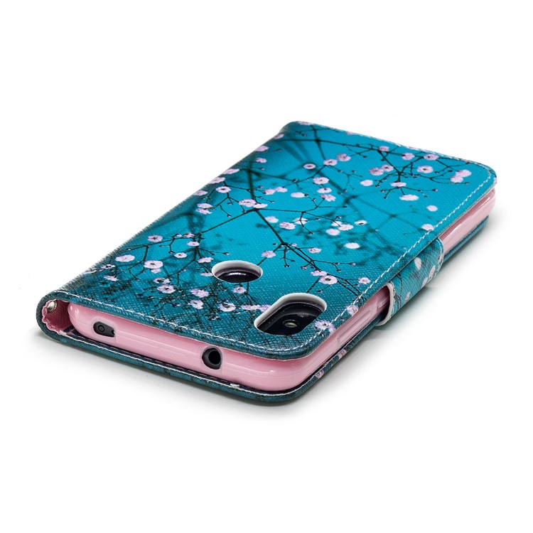 Pattern Printing Wallet Stand Leather Phone Shell for Xiaomi Mi A2 Lite / Redmi 6 Pro - Wintersweet-7
