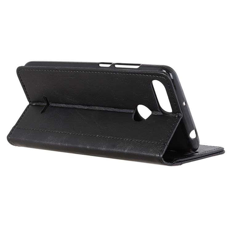 Flip Rivet Stand Wallet Magnetic Leather Mobile Phone Case for Xiaomi Redmi 6 - Black-10