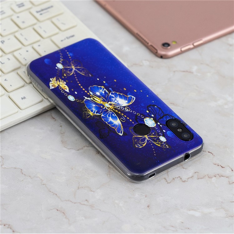 Pattern Printing TPU Back Case for Xiaomi Mi A2 Lite / Redmi 6 Pro - Butterfly Pattern-8