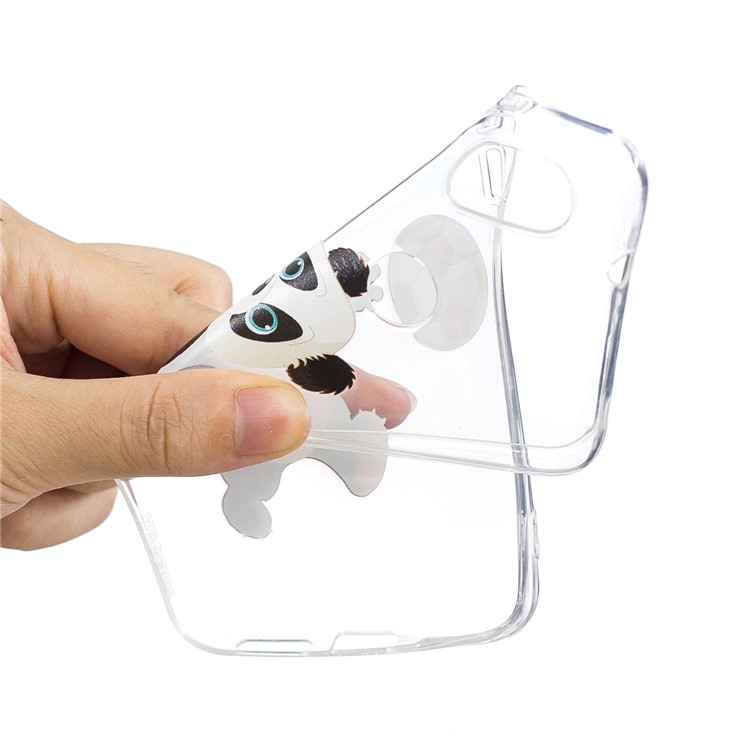 Pattern Printing TPU Cover Case for Xiaomi Mi A2 Lite / Redmi 6 Pro - Panda Playing Football-5