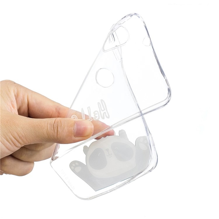 Pattern Printing TPU Flexible Case for Xiaomi Mi A2 Lite / Redmi 6 Pro - Cute Panda-5