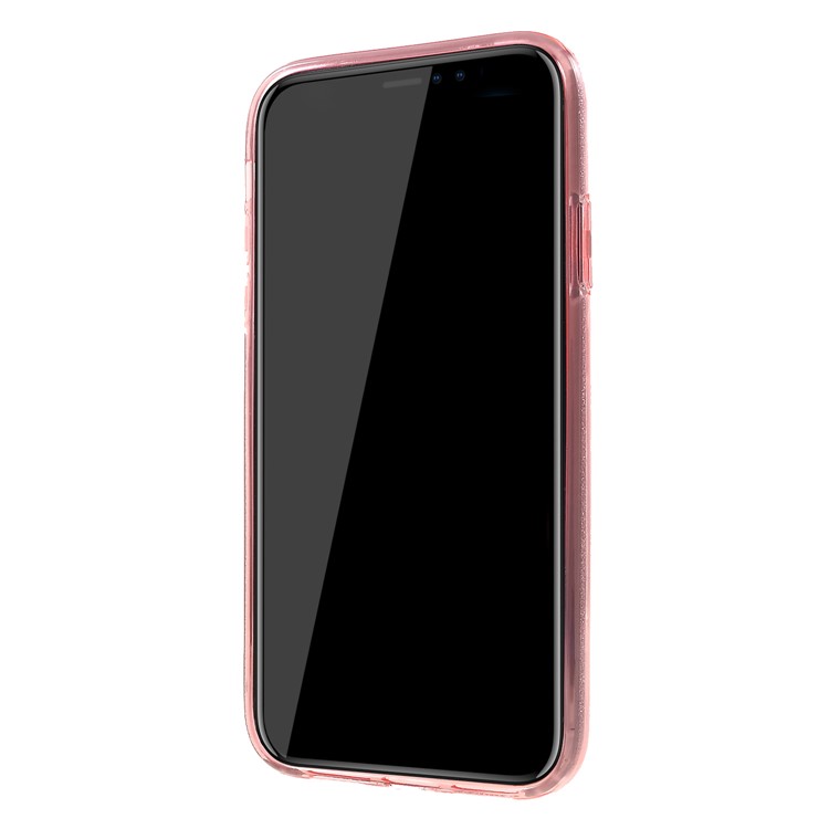 Glittery TPU PC Hybrid Cell Phone Cover for iPhone XR 6.1 inch - Pink-2