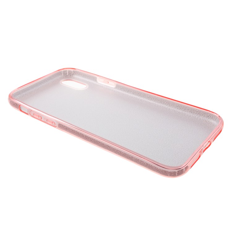 Glittery TPU PC Hybrid Cell Phone Cover for iPhone XR 6.1 inch - Pink-5