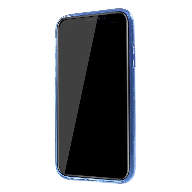Glittery TPU PC Protective Case Shell for iPhone XR 6.1 inch - Blue-2
