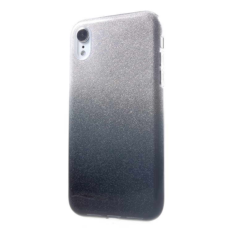 Gradient Color TPU + PC Hybrid Phone Shell for iPhone XR 6.1 inch - Black-3