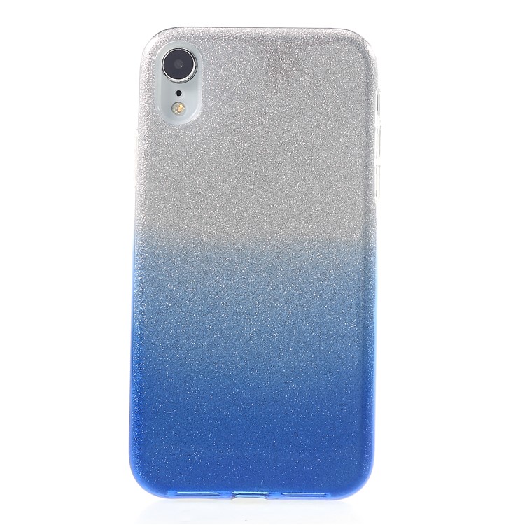 Gradient Color TPU + PC Hybrid Case for iPhone XR 6.1 inch - Blue-1