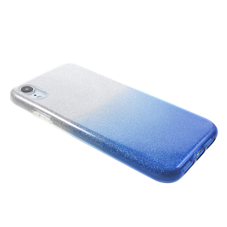 Gradient Color TPU + PC Hybrid Case for iPhone XR 6.1 inch - Blue-4