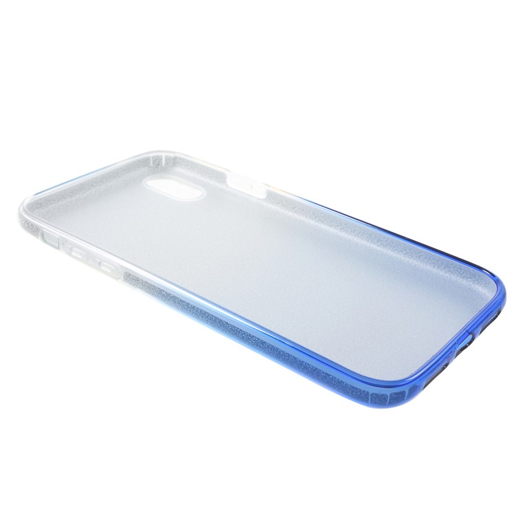 Gradient Color TPU + PC Hybrid Case for iPhone XR 6.1 inch - Blue-5