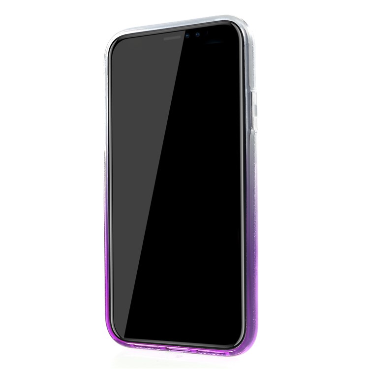 Gradient Color TPU + PC Hybrid Cover Shell for iPhone XR 6.1 inch - Purple-2