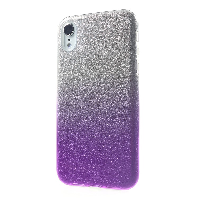 Gradient Color TPU + PC Hybrid Cover Shell for iPhone XR 6.1 inch - Purple-3