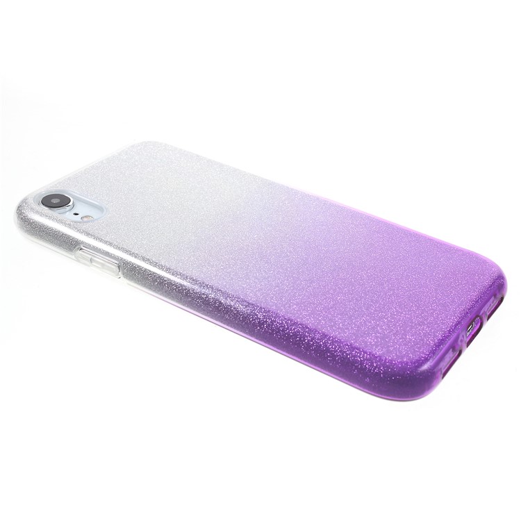 Gradient Color TPU + PC Hybrid Cover Shell for iPhone XR 6.1 inch - Purple-4
