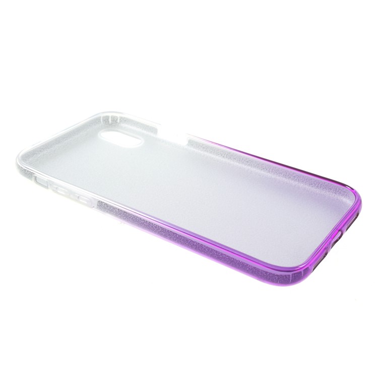 Gradient Color TPU + PC Hybrid Cover Shell for iPhone XR 6.1 inch - Purple-5