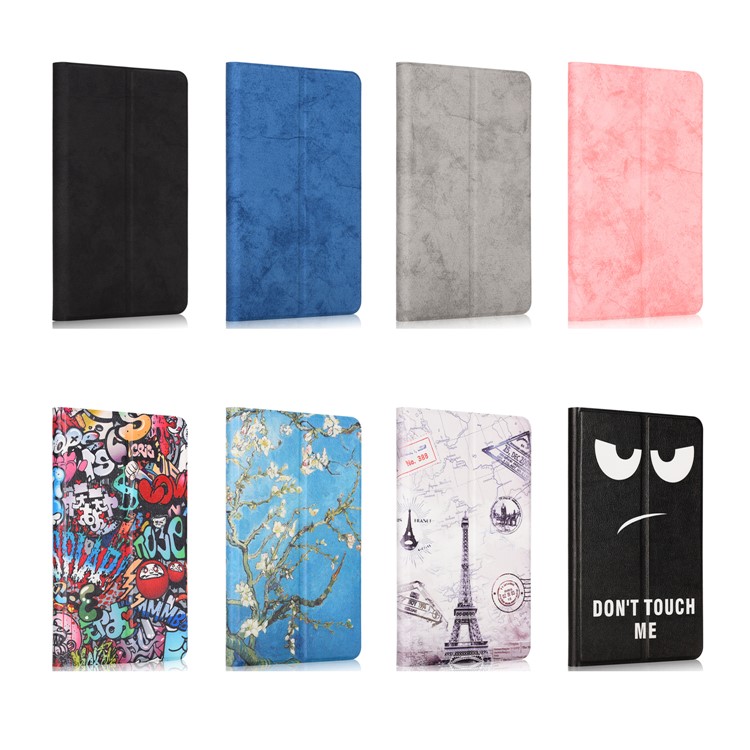 Pattern Printing Leather Stand Smart Cover for Xiaomi Mi Pad 4 Plus - Do Not Touch Me-8