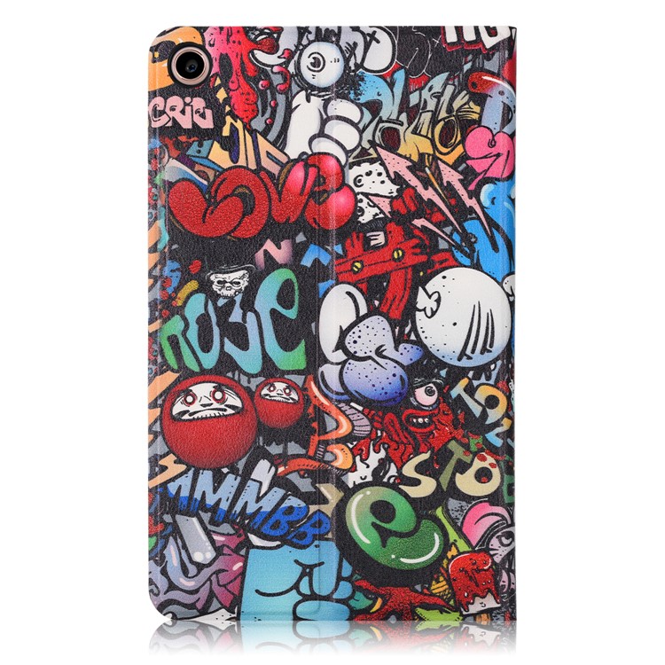 Pattern Printing Leather Stand Smart Casing for Xiaomi Mi Pad 4 Plus - Cartoon Pattern-3