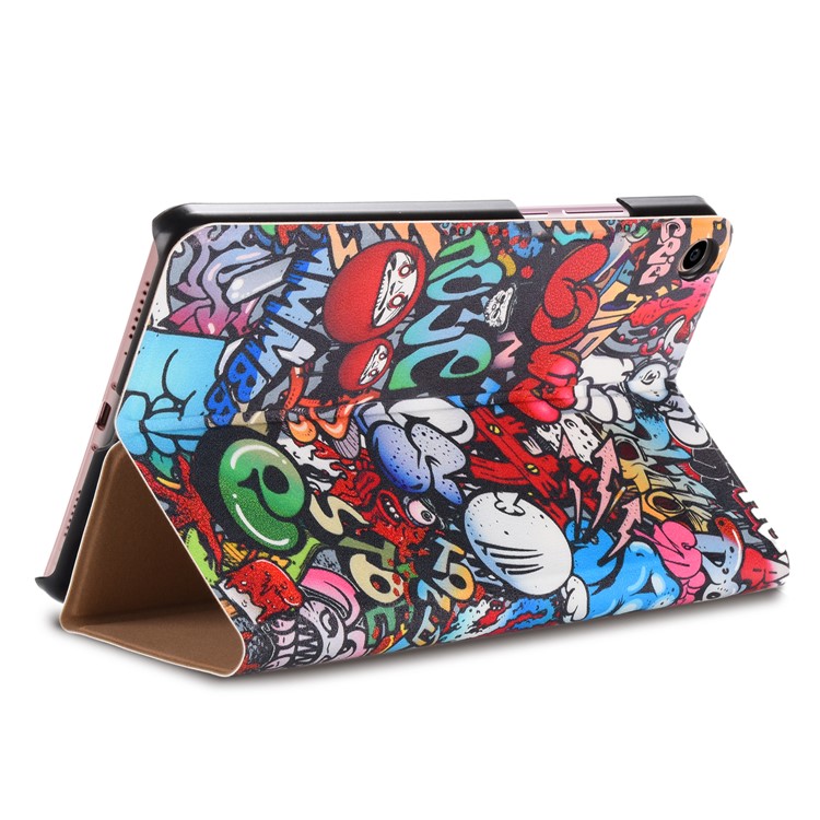 Pattern Printing Leather Stand Smart Casing for Xiaomi Mi Pad 4 Plus - Cartoon Pattern-5