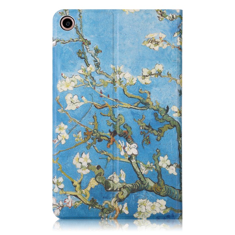 Pattern Printing Leather Stand Smart Flip Cover for Xiaomi Mi Pad 4 Plus - Wintersweet-3