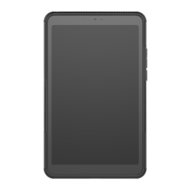 Anti-slip PC + TPU Hybrid Case with Kickstand for Xiaomi Mi Pad 4 - Black-9
