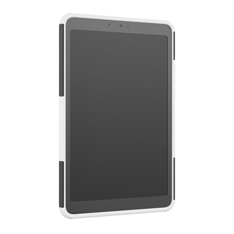 Anti-slip PC + TPU Hybrid Shell Case with Kickstand for Xiaomi Mi Pad 4 - White-7
