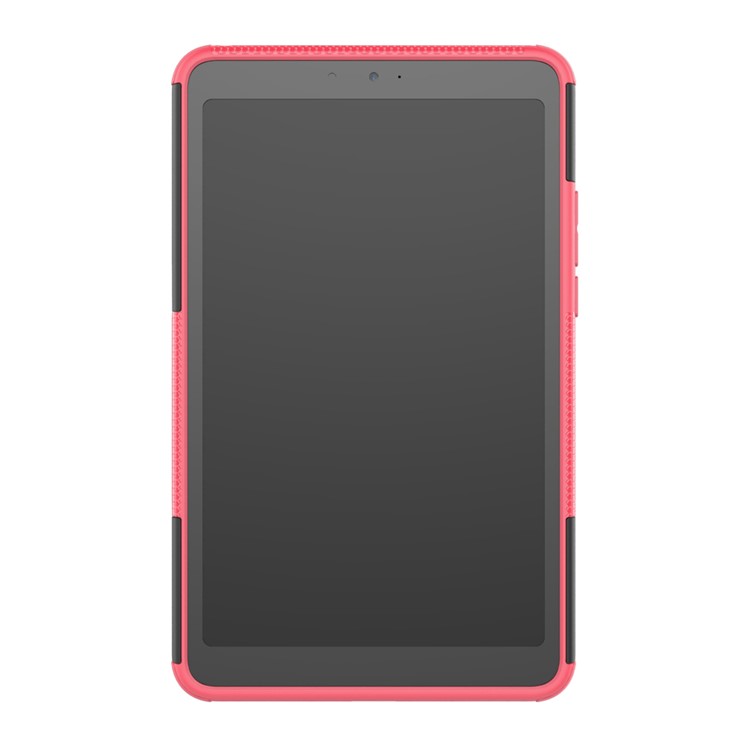 Anti-slip PC + TPU Combo Case with Kickstand for Xiaomi Mi Pad 4 - Rose-9