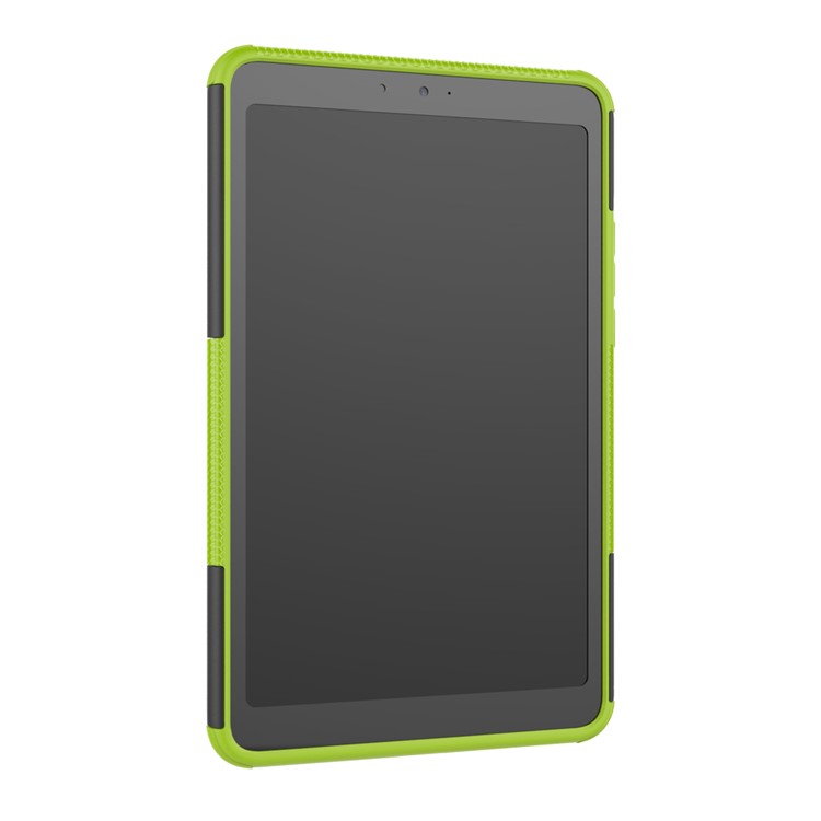 Anti-slip PC + TPU Combo Cover Shell Case with Kickstand for Xiaomi Mi Pad 4 - Green-7