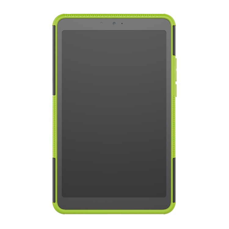 Anti-slip PC + TPU Combo Cover Shell Case with Kickstand for Xiaomi Mi Pad 4 - Green-9