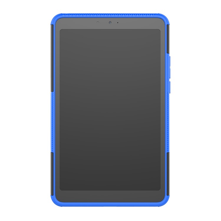 Anti-slip PC + TPU Combo Cover Shell Case with Kickstand for Xiaomi Mi Pad 4 - Blue-9