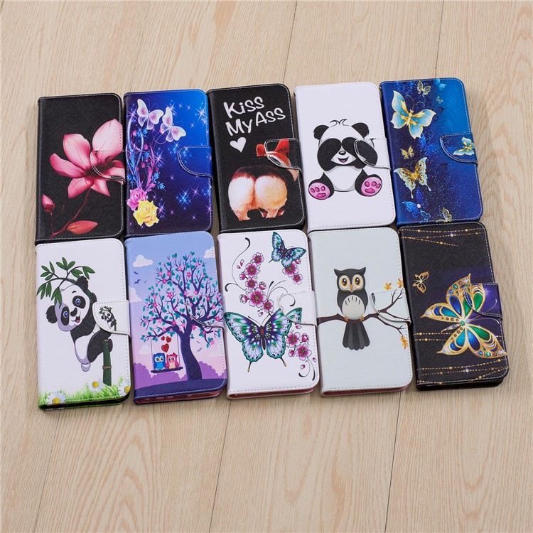 Pattern Printing Leather Wallet Cover for Xiaomi Redmi Note 5 Pro (Dual Camera) / Redmi Note 5 (China) - Cute Panda-11