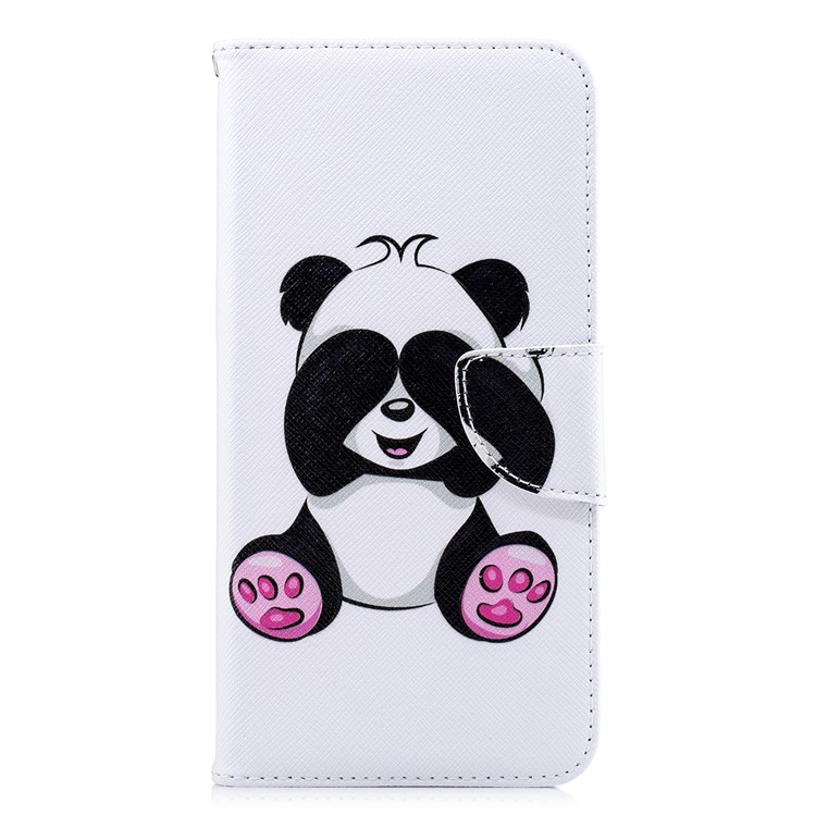 Pattern Printing Leather Wallet Cover for Xiaomi Redmi Note 5 Pro (Dual Camera) / Redmi Note 5 (China) - Cute Panda-2