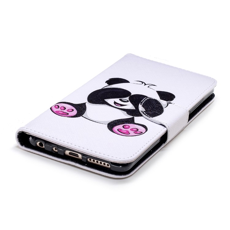 Pattern Printing Leather Wallet Cover for Xiaomi Redmi Note 5 Pro (Dual Camera) / Redmi Note 5 (China) - Cute Panda-6