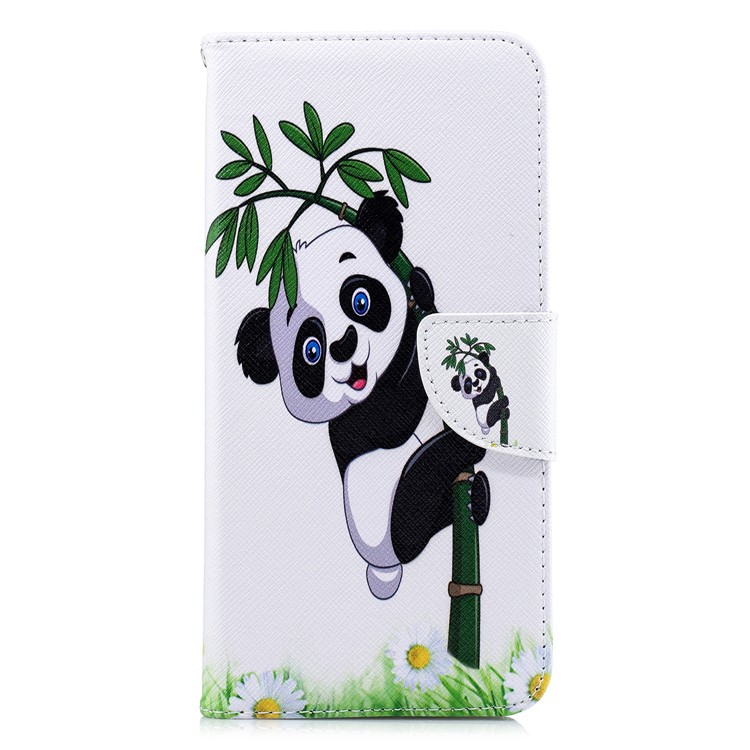Pattern Printing Leather Wallet Shell Case for Xiaomi Redmi Note 5 Pro (Dual Camera) / Redmi Note 5 (China) - Panda Pattern-2