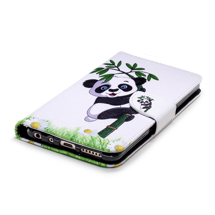 Pattern Printing Leather Wallet Shell Case for Xiaomi Redmi Note 5 Pro (Dual Camera) / Redmi Note 5 (China) - Panda Pattern-6