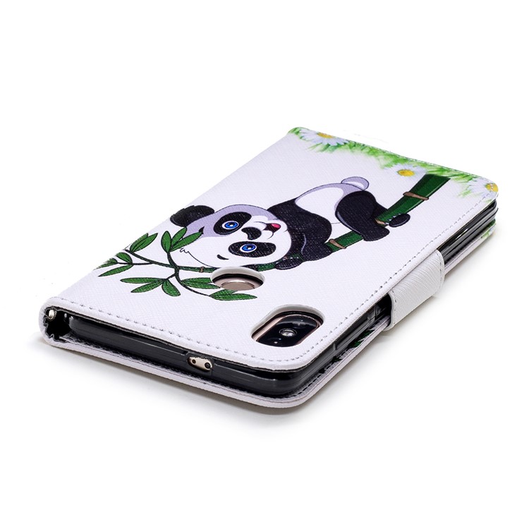 Pattern Printing Leather Wallet Shell Case for Xiaomi Redmi Note 5 Pro (Dual Camera) / Redmi Note 5 (China) - Panda Pattern-7