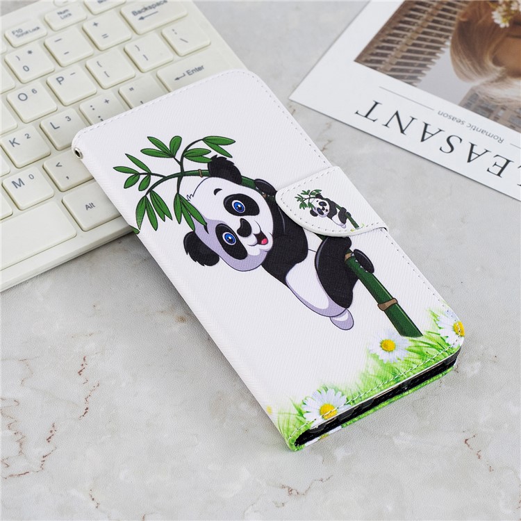 Pattern Printing Leather Wallet Shell Case for Xiaomi Redmi Note 5 Pro (Dual Camera) / Redmi Note 5 (China) - Panda Pattern-9