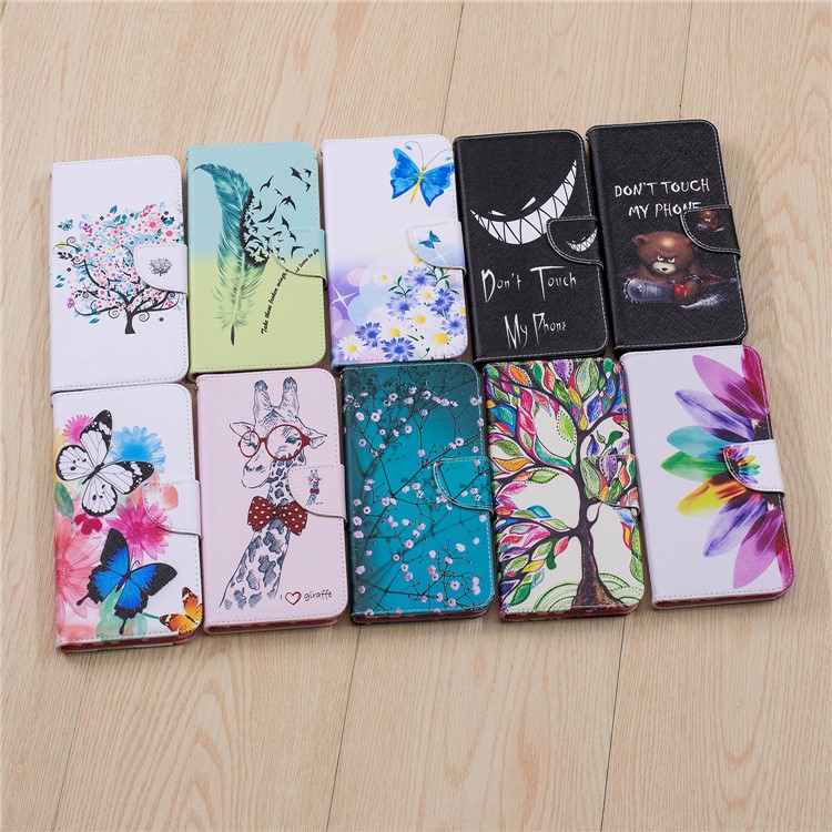 Pattern Printing Wallet Leather Stand Case for Xiaomi Redmi Note 5 Pro (Dual Camera) / Redmi Note 5 (China) - Vivid Butterflies-11