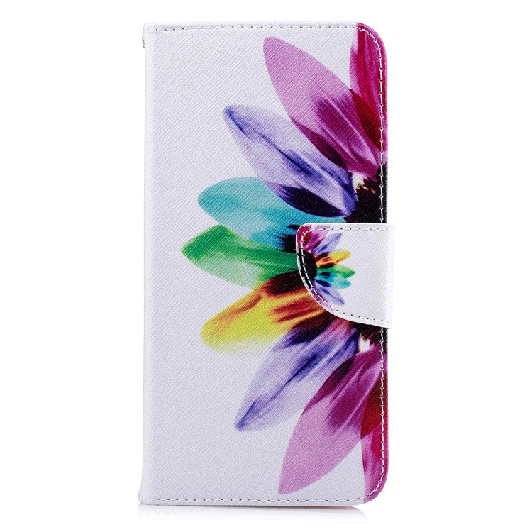 Pattern Printing Leather Wallet Case for Xiaomi Redmi Note 5 Pro (Dual Camera) / Redmi Note 5 (China) - Colorful Petals-4