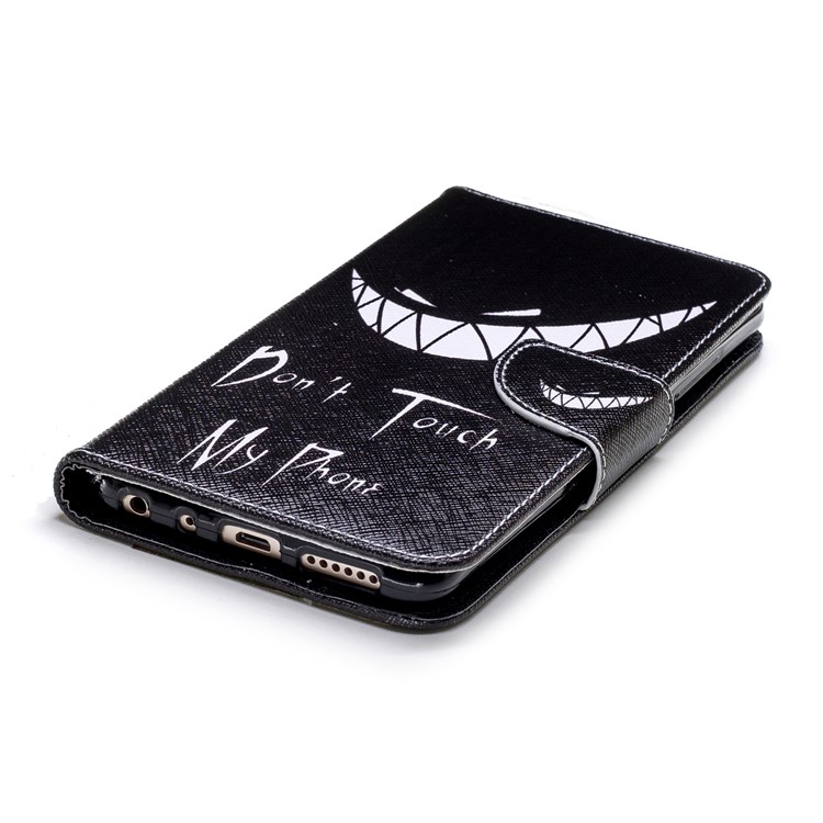 Pattern Printing Leather Stand Cover with Card Slots for Xiaomi Redmi Note 5 Pro (Dual Camera) / Redmi Note 5 (China) - Do not Touch My Phone-8