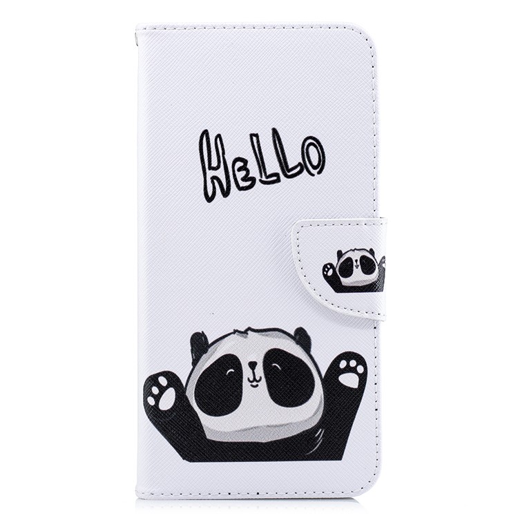 Patterned Wallet Magnetic Leather Shell for Xiaomi Redmi Note 5 Pro (Dual Camera) / Redmi Note 5 (China) - Adorable Panda-4