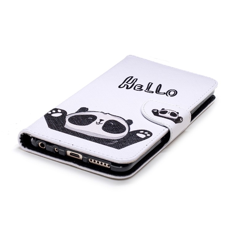 Patterned Wallet Magnetic Leather Shell for Xiaomi Redmi Note 5 Pro (Dual Camera) / Redmi Note 5 (China) - Adorable Panda-8