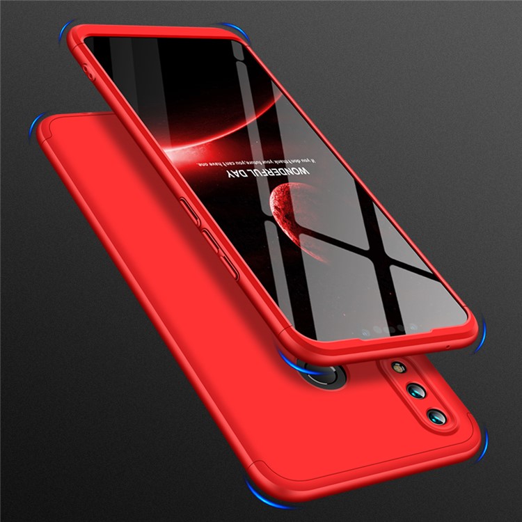 GKK Detachable 3-Piece All-wrapped Matte PC Case Cover for Huawei nova 3i / P Smart+ - Red