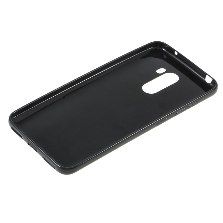3D Diamond Texture TPU Cover for Xiaomi Pocophone F1 / Poco F1 (India) - Black-2
