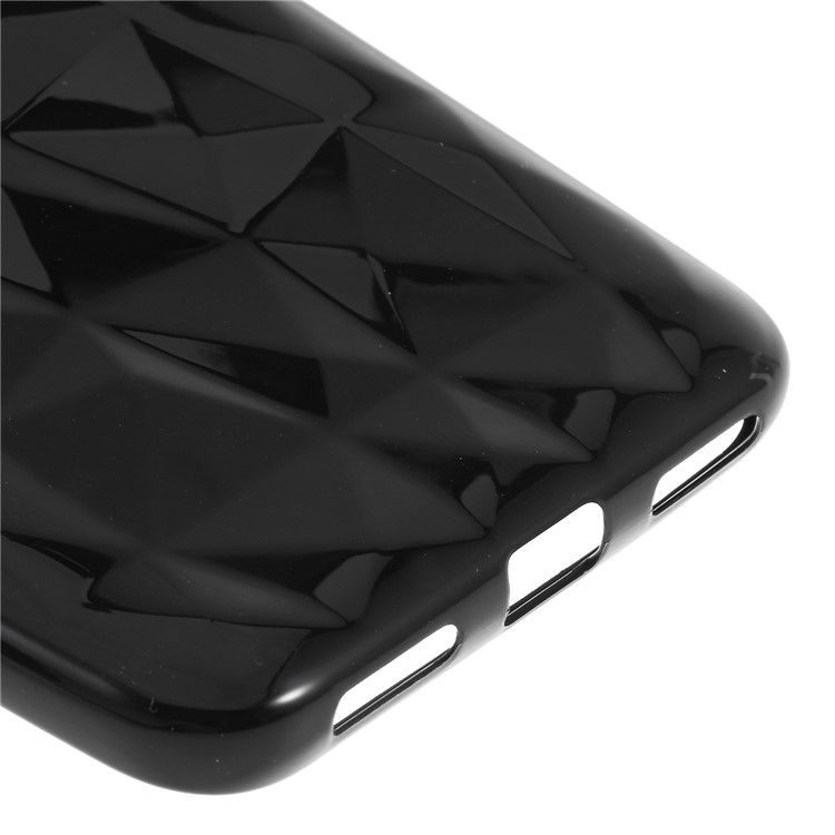 3D Diamond Texture TPU Cover for Xiaomi Pocophone F1 / Poco F1 (India) - Black-4
