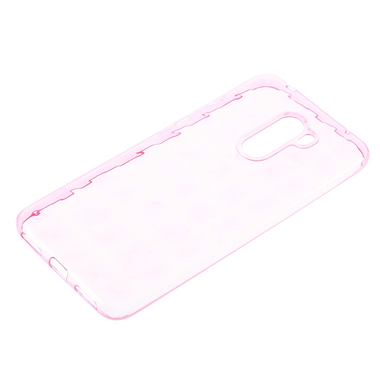 3D Diamond Texture TPU Phone Shell for Xiaomi Pocophone F1 / Poco F1 (India) - Pink-1